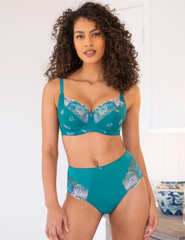 Pour Moi St Tropez High Waist Brief Emerald