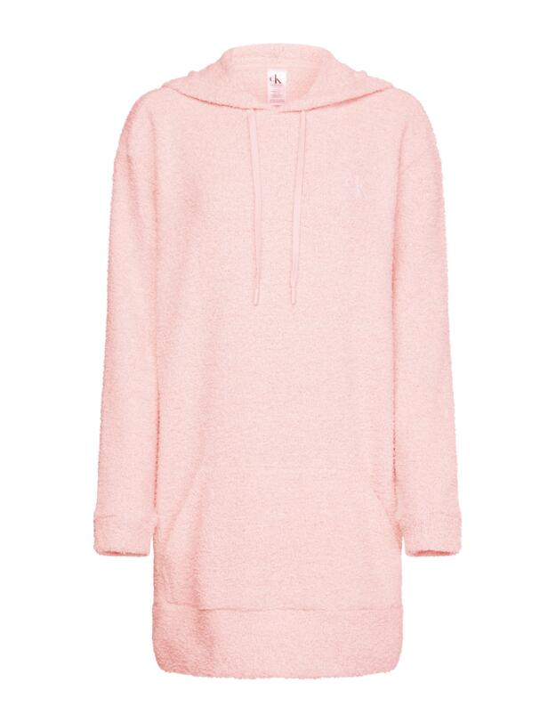 Calvin Klein CK One Plush Loungewear Hoodie Barely Pink