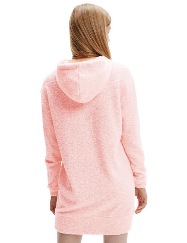 Calvin Klein CK One Plush Loungewear Hoodie Barely Pink