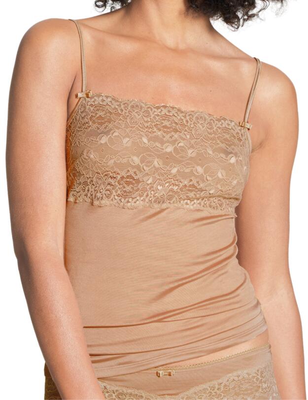Calida of Switzerland Sensual Secrets Spaghetti Strap Top Honey Gold