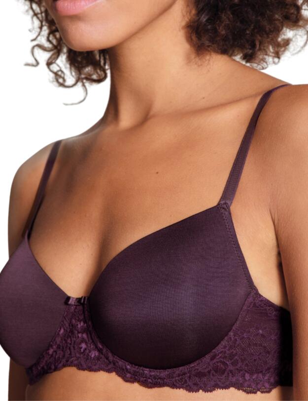 Calida of Switzerland Sensual Secrets Padded T-Shirt Bra Plum