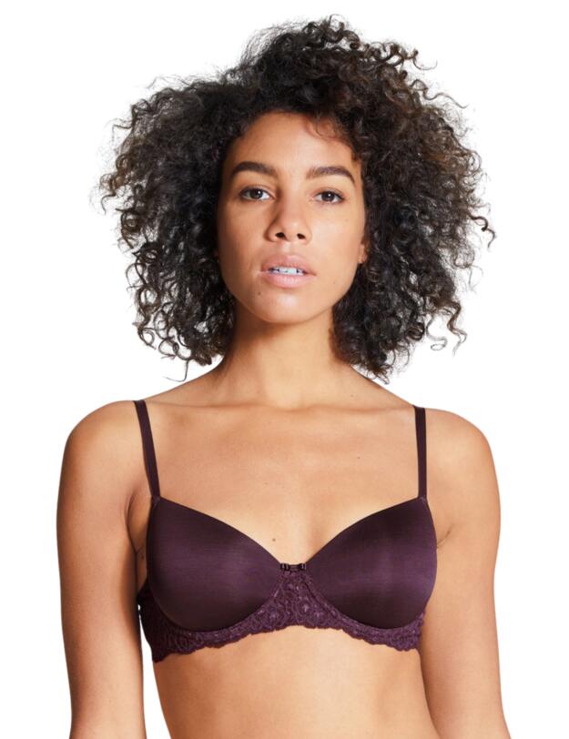 Calida of Switzerland Sensual Secrets Padded T-Shirt Bra Plum