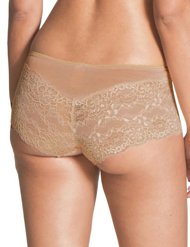 Calida of Switzerland Sensual Secrets Shorty Brief Honey Gold