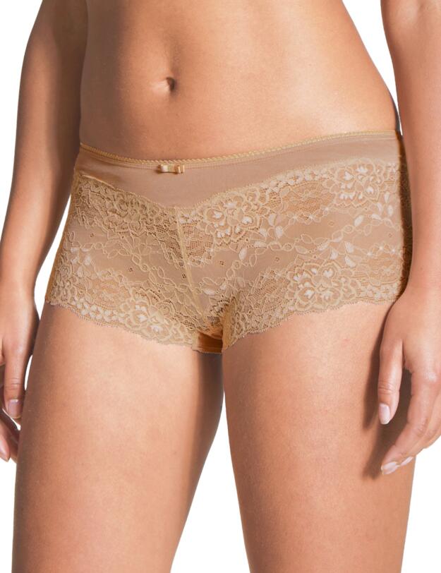 Calida of Switzerland Sensual Secrets Shorty Brief Honey Gold