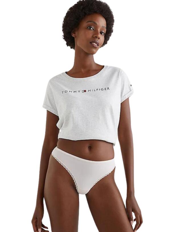 Tommy Hilfiger Hilfiger Lace Thong Mineralize/Balanced Beige/Pale Pink