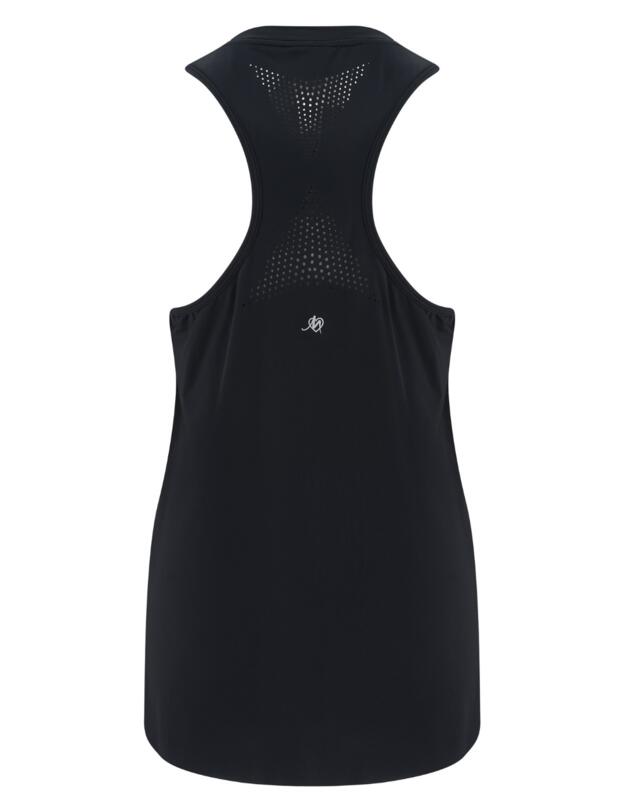 Pour Moi Energy Cut Out Vest Top Black