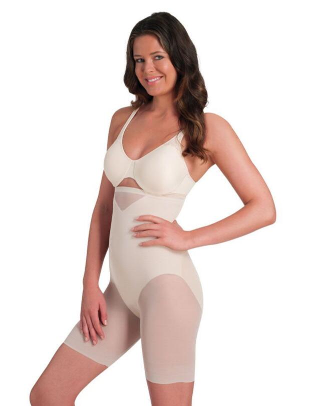 Miraclesuit Sexy Sheer High Waist Thigh Slimmer Gardenia