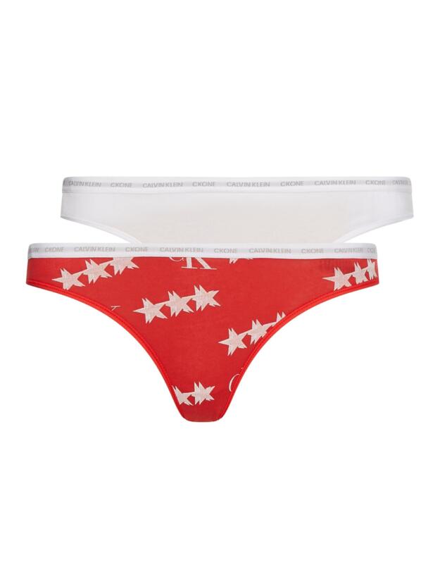 Calvin Klein CK One Cotton Briefs White/45 Star Print