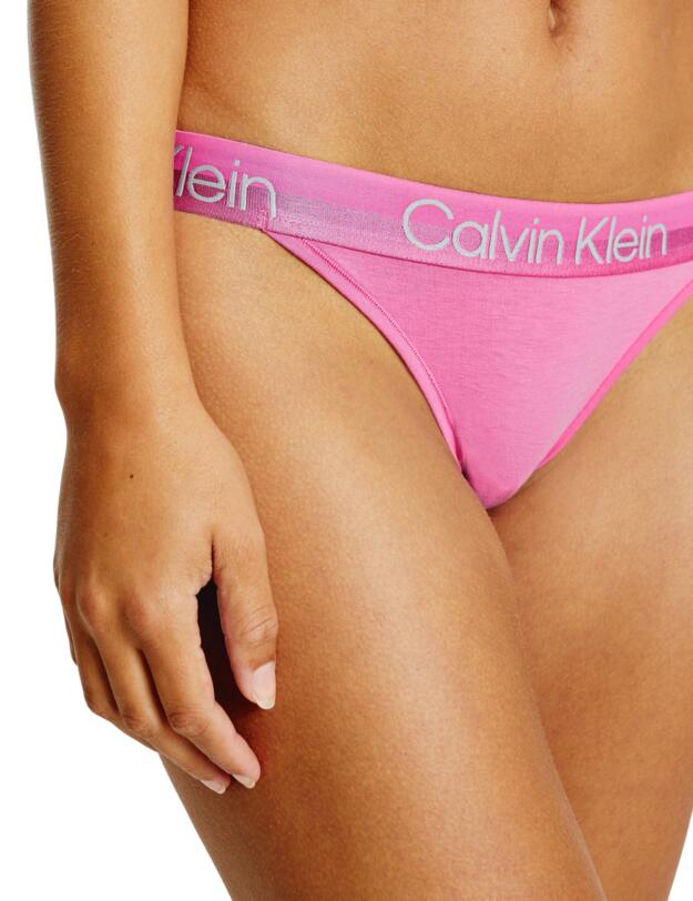 Calvin Klein Structure Cotton Thong Hollywood Pink