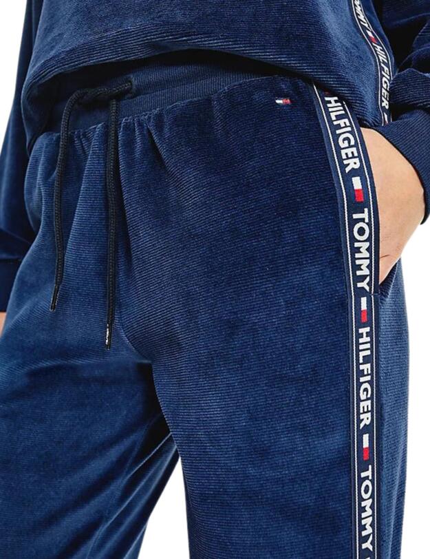ommy Hilfiger Authentic Velour Track Pants Desert Sky