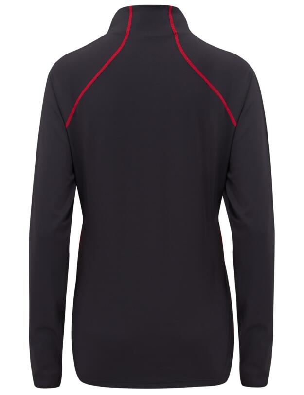 Pour Moi Energy Long Sleeved Running Top Black Ditsy
