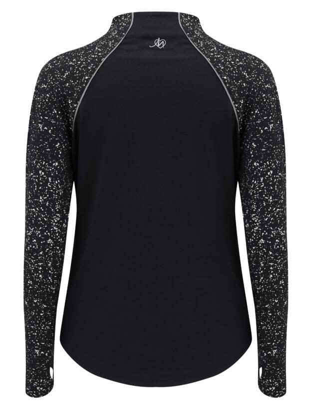 Pour Moi Energy Reflective Long Sleeved Running Top Black/Silver