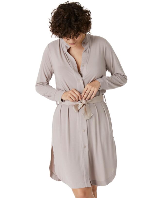 Maison Lejaby Cosiness Boyfriend Shirt Smoky Silver