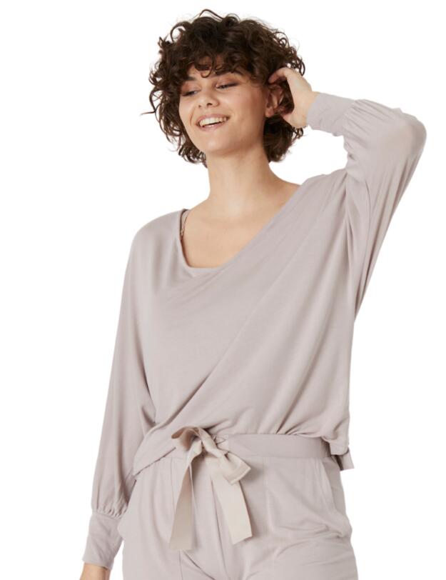 Maison Lejaby Cosiness Sweatshirt Smoky Silver