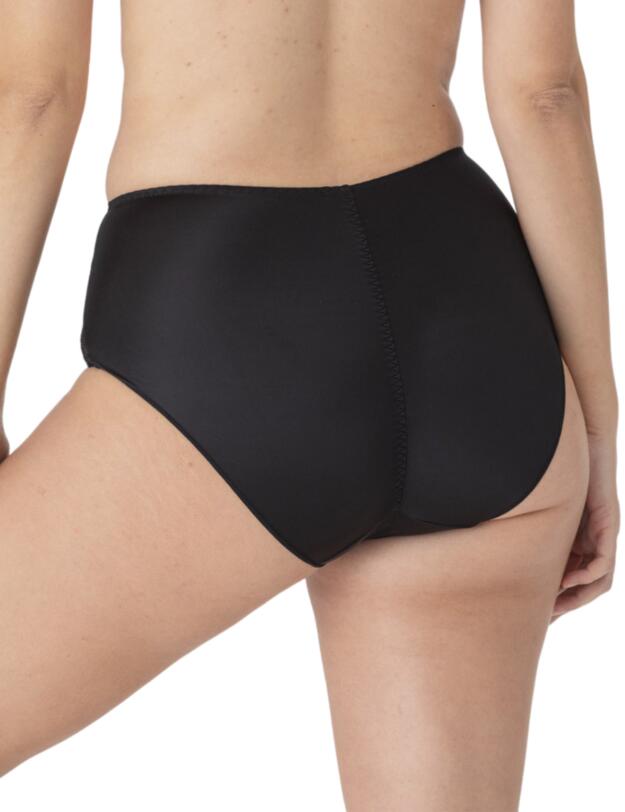 Maison Lejaby Flora High-Waisted Briefs Black
