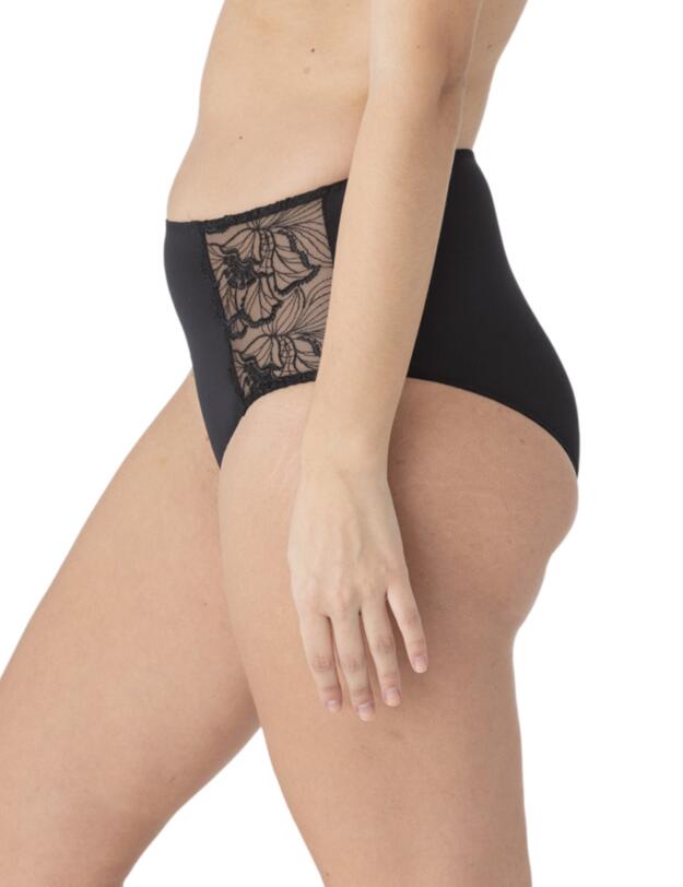 Maison Lejaby Flora High-Waisted Briefs Black