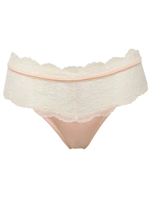 Maison Lejaby La Manufacture Tanga Briefs Milky Pink