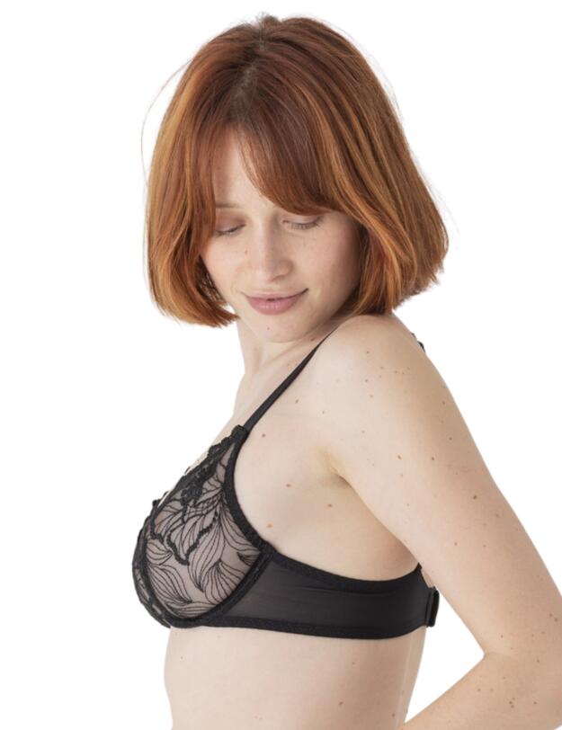Maison Lejaby Flora Underwire Bra Black