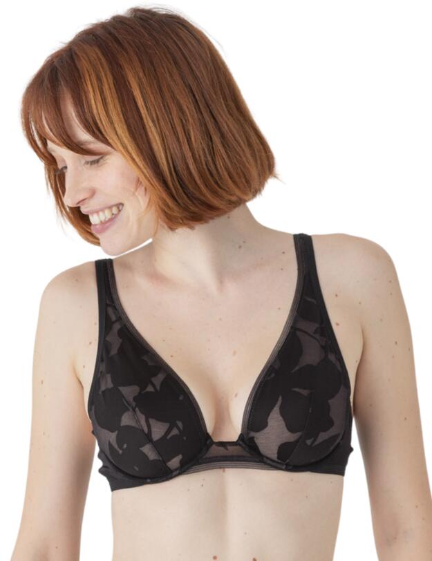 Maison Lejaby Ombrage Underwire Triangle Bra Black