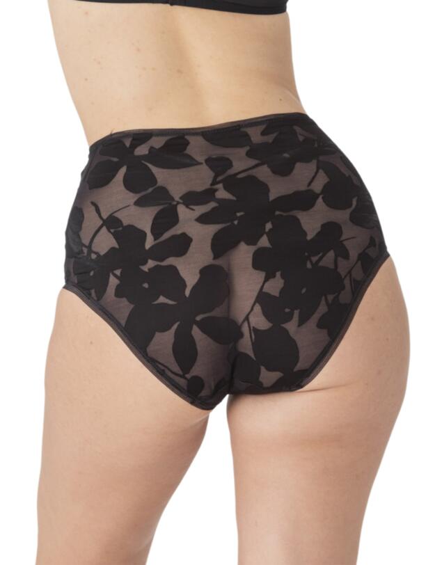 Maison Lejaby Ombrage High-Waisted Briefs Black