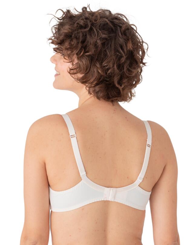 Maison Lejaby Daphne 3 Panel Balconette Bra Milk