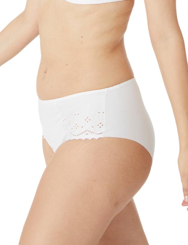 Maison Lejaby Bloom Cotton Full Briefs White