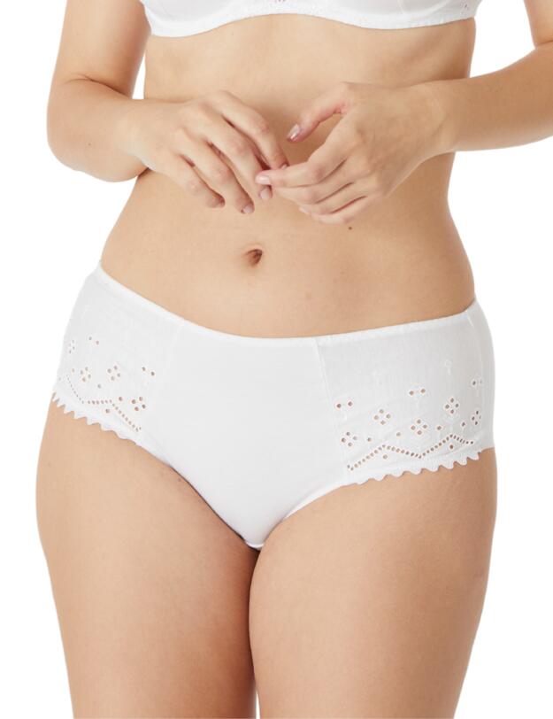 Maison Lejaby Bloom Cotton Full Briefs White