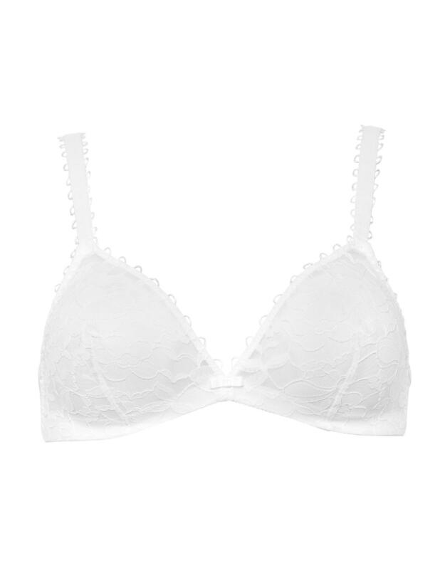 Maison Lejaby Miss Top Triangle Bra White