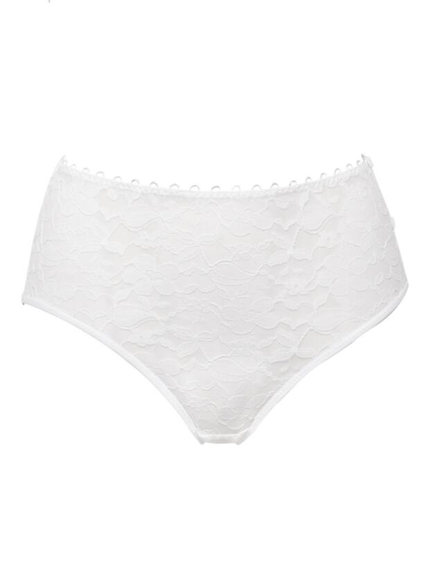 Maison Lejaby Miss Top High-Waisted Briefs White