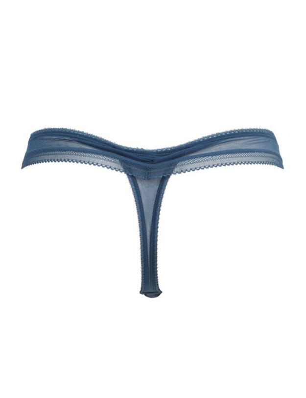 Gossard Swirl Thong Dark Teal