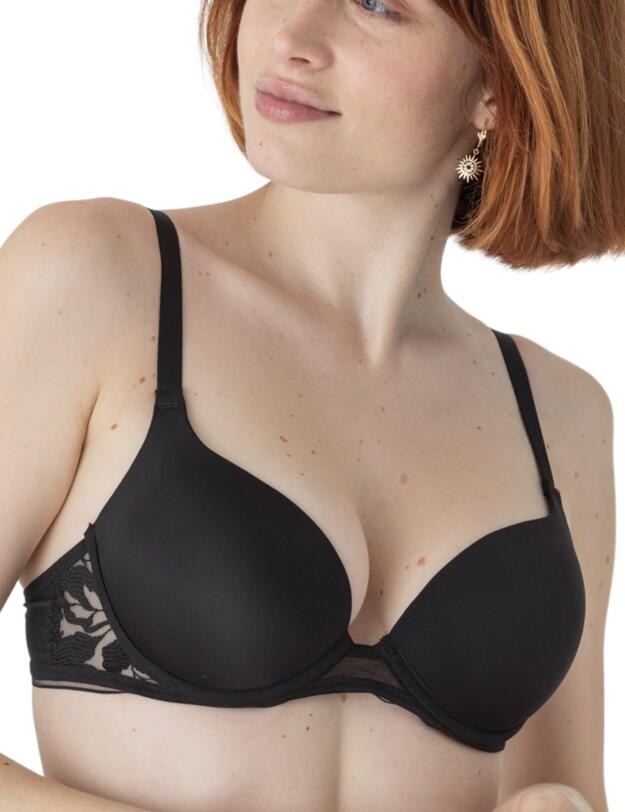  Maison Lejaby Sin Push-Up Bra Black