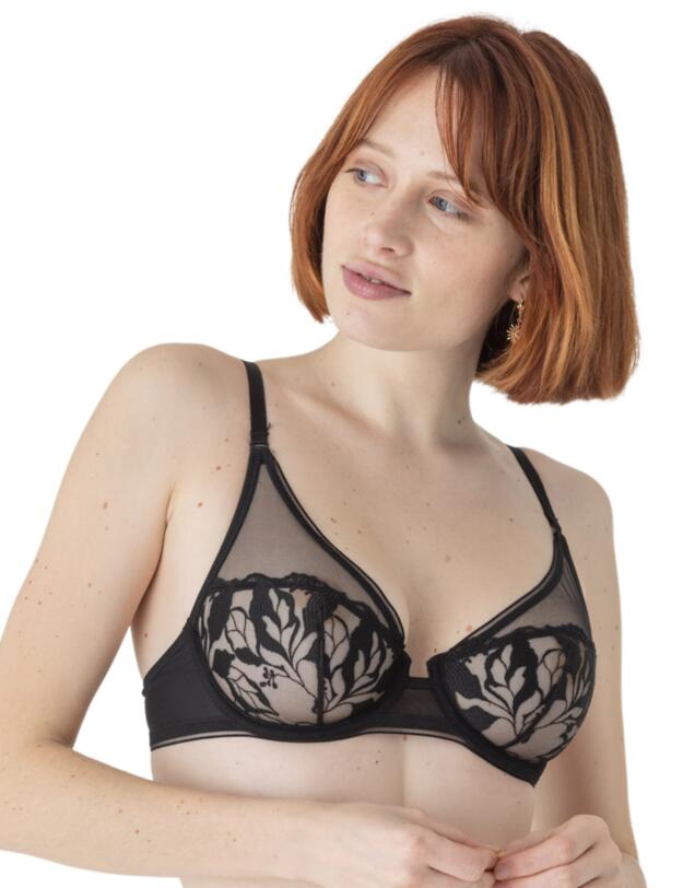 19133 Maison Lejaby Sin Plunge Bra - 19133 Black