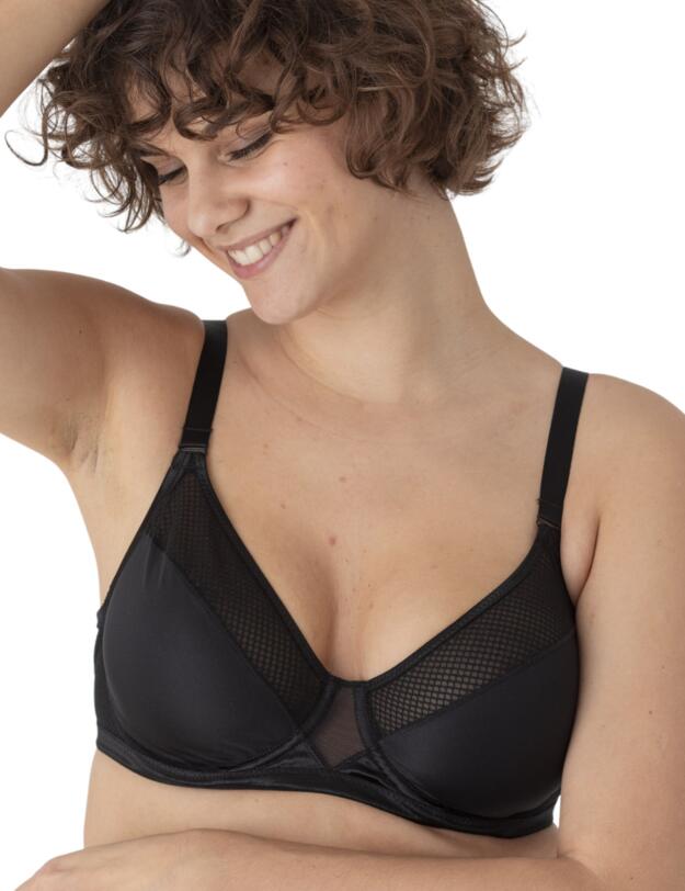  Maison Lejaby Silhouette Force 2 Control Underwired Bra Black