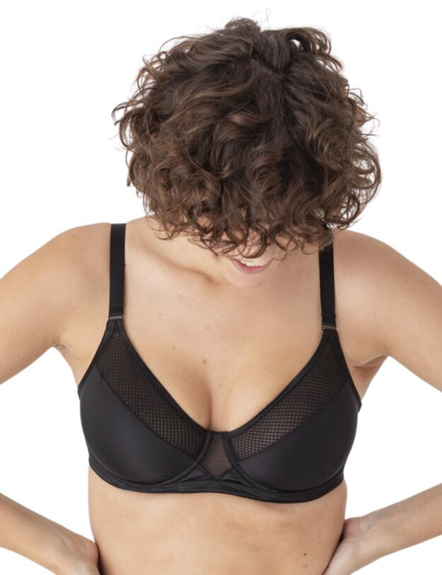  Maison Lejaby Silhouette Force 2 Control Underwired Bra Black