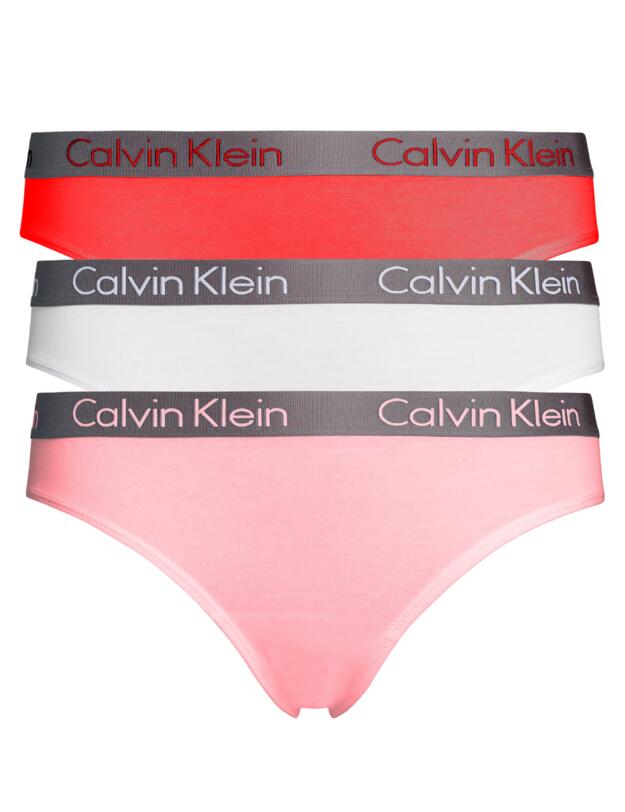 Calvin Klein Radiant Cotton Briefs 3 Pack Strawberry Field/White/Aloha Pink
