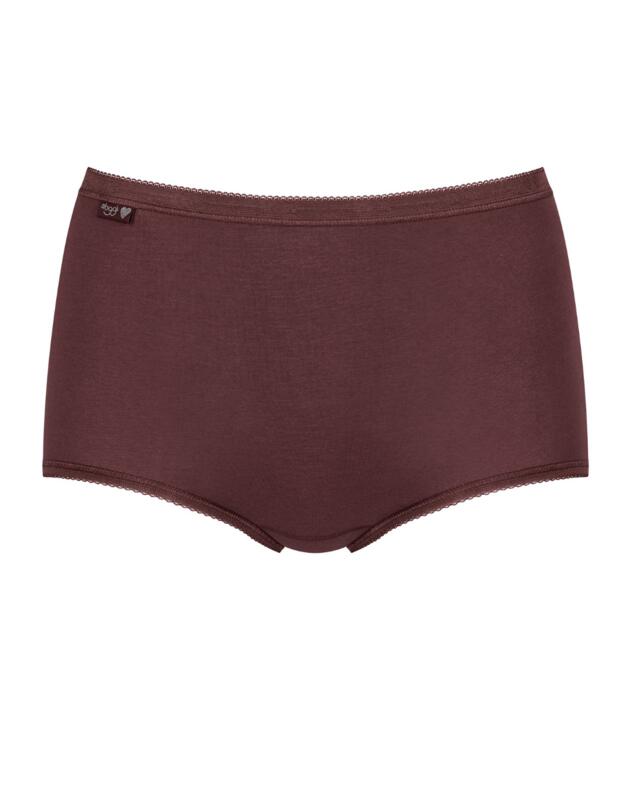 Sloggi Basic+ Maxi Briefs (3PK) Brown/Light Combination