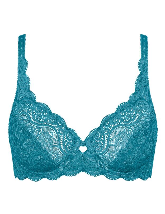  Triumph Amourette 300 Non-Moulded Bra Ocean Depths