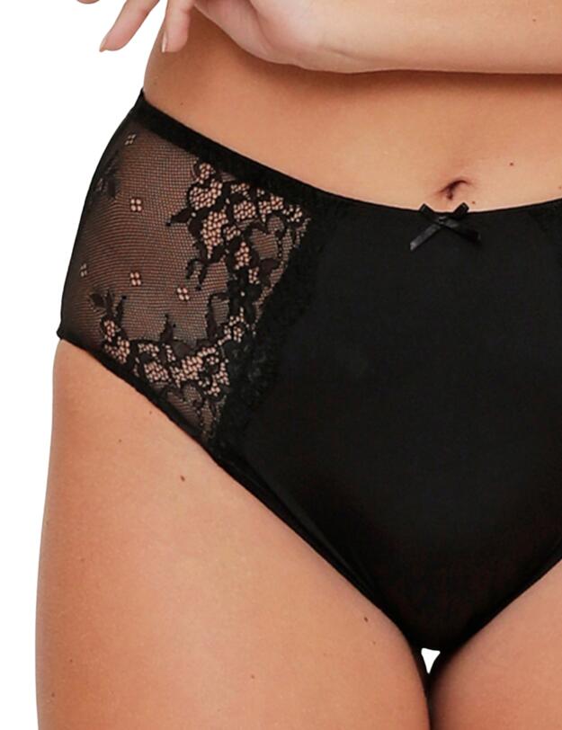 Lingadore Basic Collection High Waist Brief Black