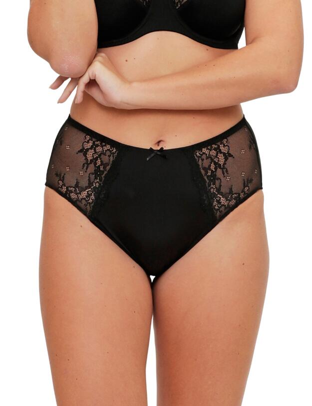 Lingadore Basic Collection High Waist Brief Black