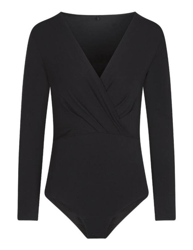 Lingadore Basic Collection DAILY Body Plunge Long Sleeves Black