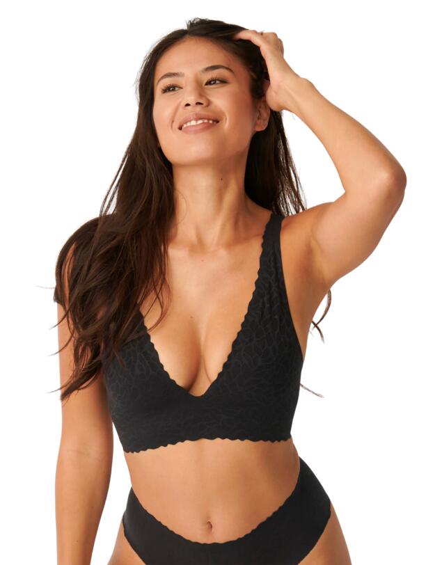 Sloggi Zero Feel Lace 2.0 Bralette Top Black