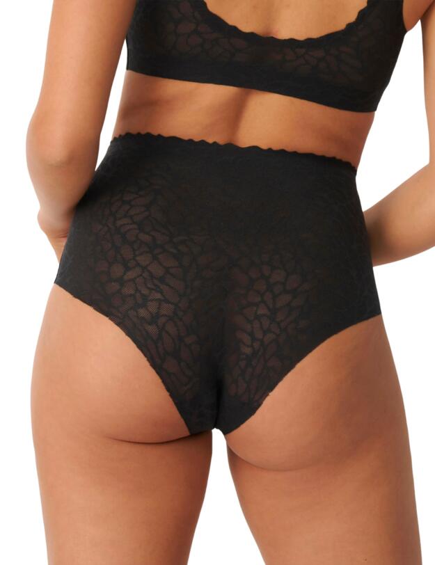 Sloggi Zero Feel Lace 2.0 High Waist Brief Black