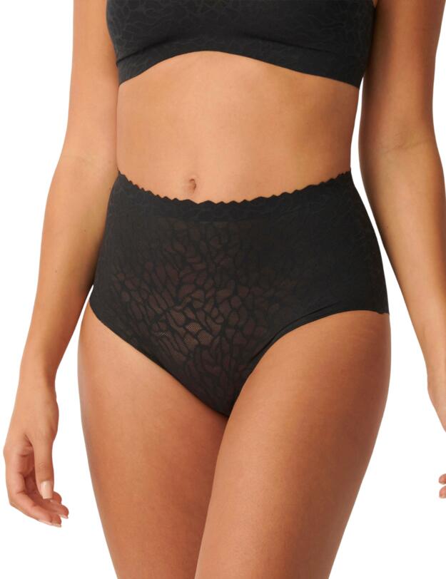 Sloggi Zero Feel Lace 2.0 High Waist Brief Black