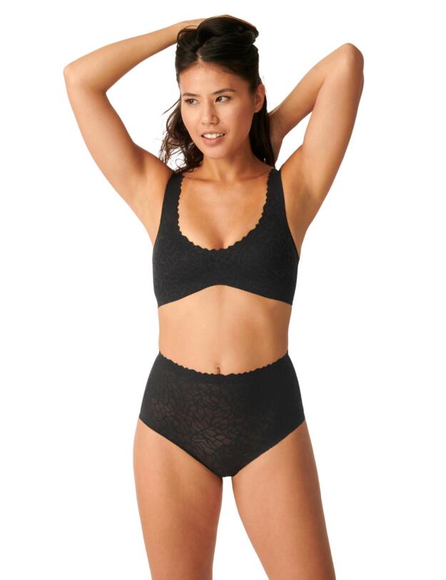Sloggi Zero Feel Lace 2.0 High Waist Brief Black