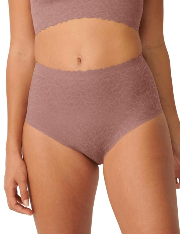 Sloggi Zero Feel Lace 2.0 High Waist Brief Cacao