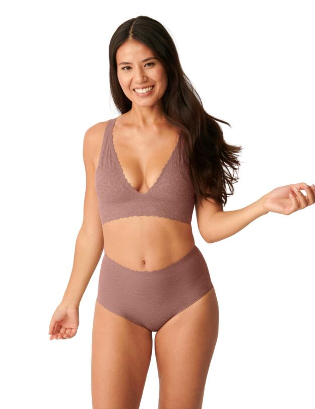 Sloggi Zero Feel Lace 2.0 High Waist Brief Cacao