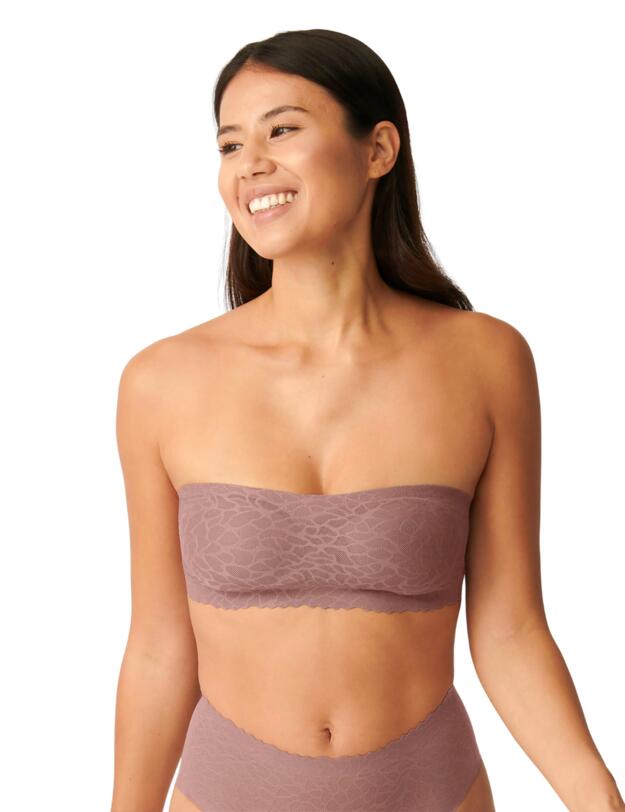 Sloggi Zero Feel Lace 2.0 Bandeau Bra Cacao