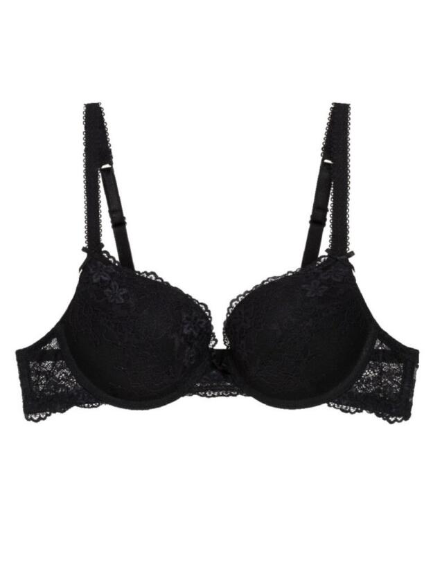 Lingadore Basic Collection Push-Up Gel Bra Black
