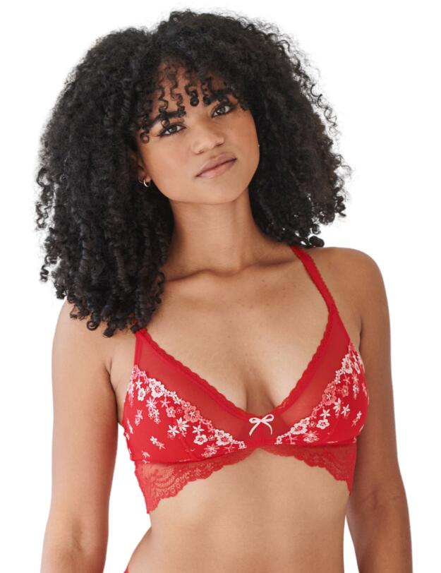 Pour Moi Gigi Non-Wired Bralette Red/Pink