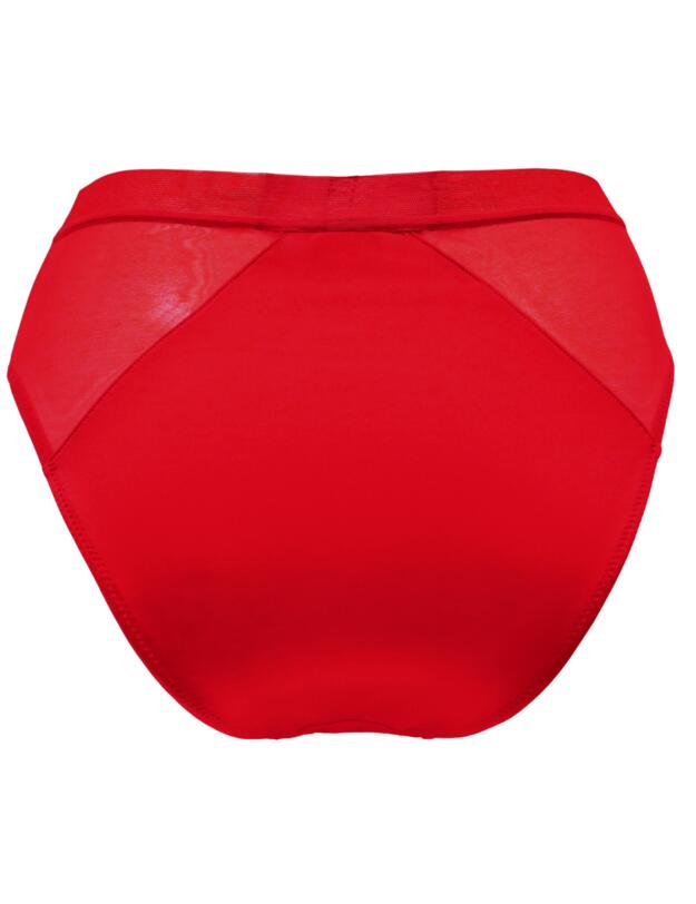 Pour Moi Gigi High Leg Brief Red/Pink